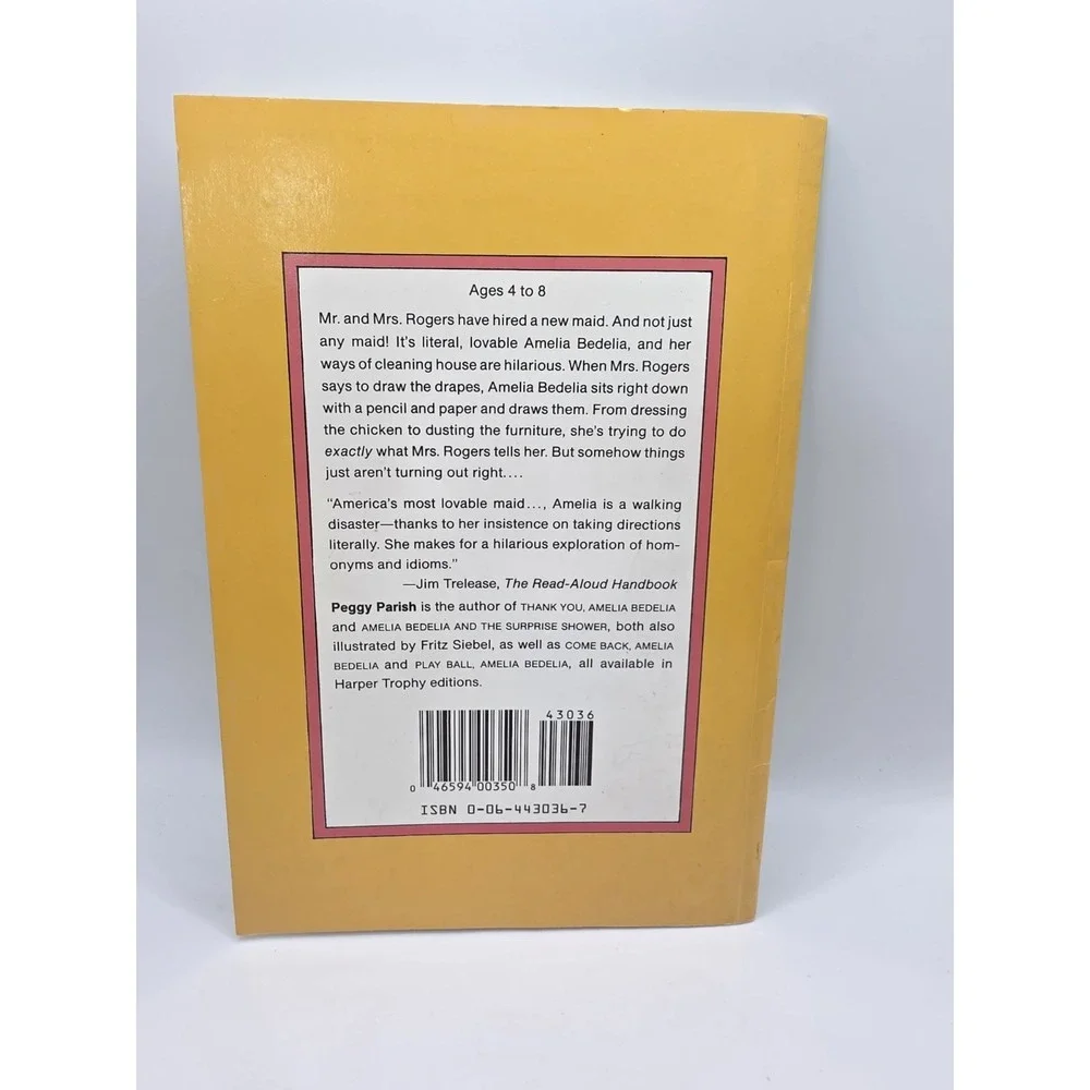 Amelia Bedelia By Peggy Parish 1983 fritz siebel